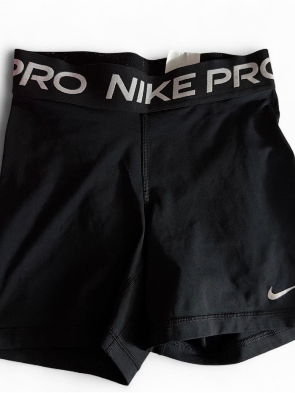 Nike Black Women’s Performance Bike Shorts with Branded Waistband